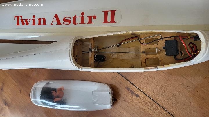 Mini Planeur Twin Astir II (années 80)